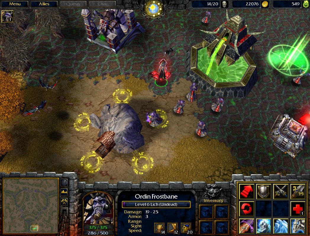 WarCraft III: Reign of Chaos Screenshot (Blizzard Entertainment website, 2001)