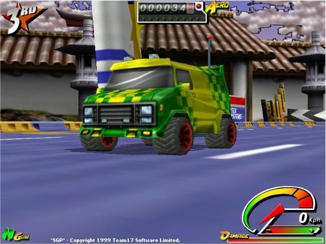 Stunt GP Screenshot (Hasbro ECTS 1999 Press CD)