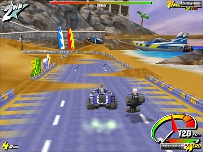 Stunt GP Screenshot (Hasbro ECTS 1999 Press CD)