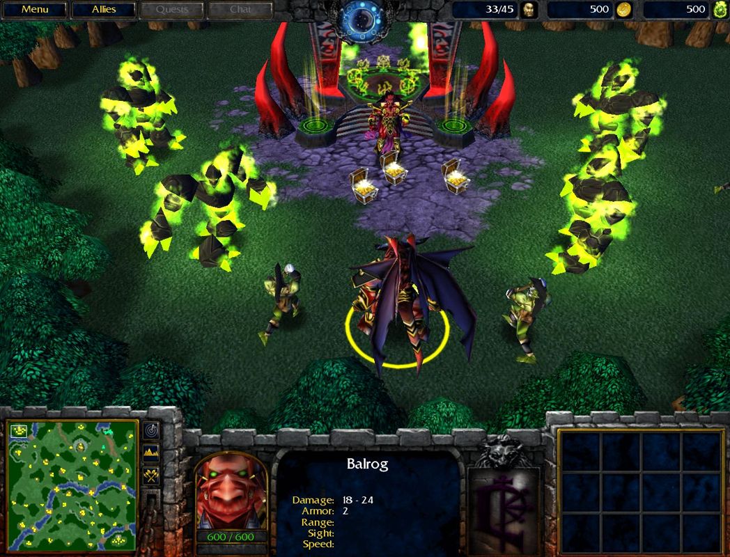 WarCraft III: Reign of Chaos Screenshot (Blizzard Entertainment website, 2001)