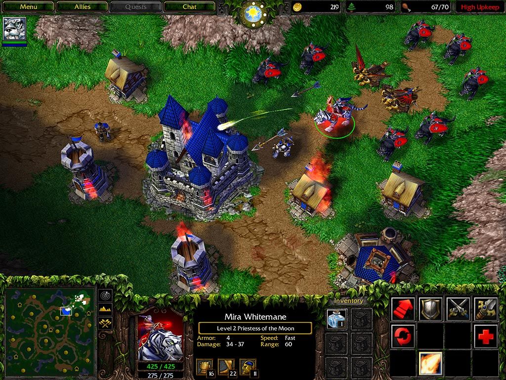 WarCraft III: Reign of Chaos Screenshot (Blizzard Entertainment website, 2002)