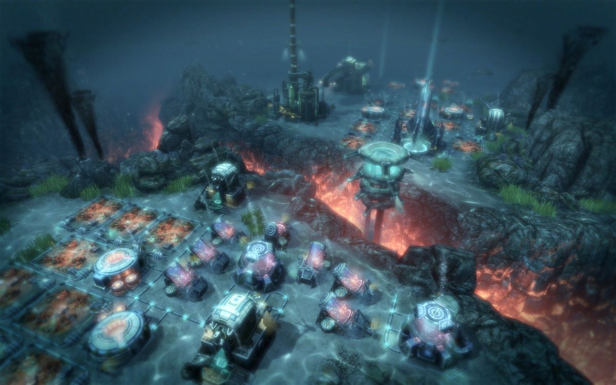 Anno 2070 Screenshot (ubisoft.com, official website of Ubisoft): Building underwater.