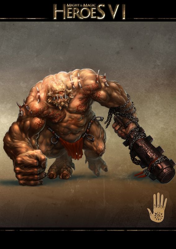 Might & Magic: Heroes VI Concept Art (Official fans kits > <a href="http://might-and-magic.ubi.com/heroes-6/en-US/community/for-fans/index.aspx">Creatures: Stronghold</a>): Cyclops