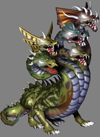 Heroes of Might and Magic III: The Restoration of Erathia Render (Official Press Kit - Concept Art and Sprite Renders): Chaos Hydra