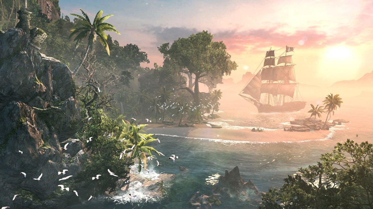 Assassin's Creed IV: Black Flag Screenshot (ubisoft.com, official website of Ubisoft): A beautiful view.