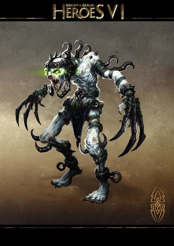 Might & Magic: Heroes VI Concept Art (Ubisoft - Creatures: Necropolis): Upgraded: Ravenous Ghoul From the official fan kits