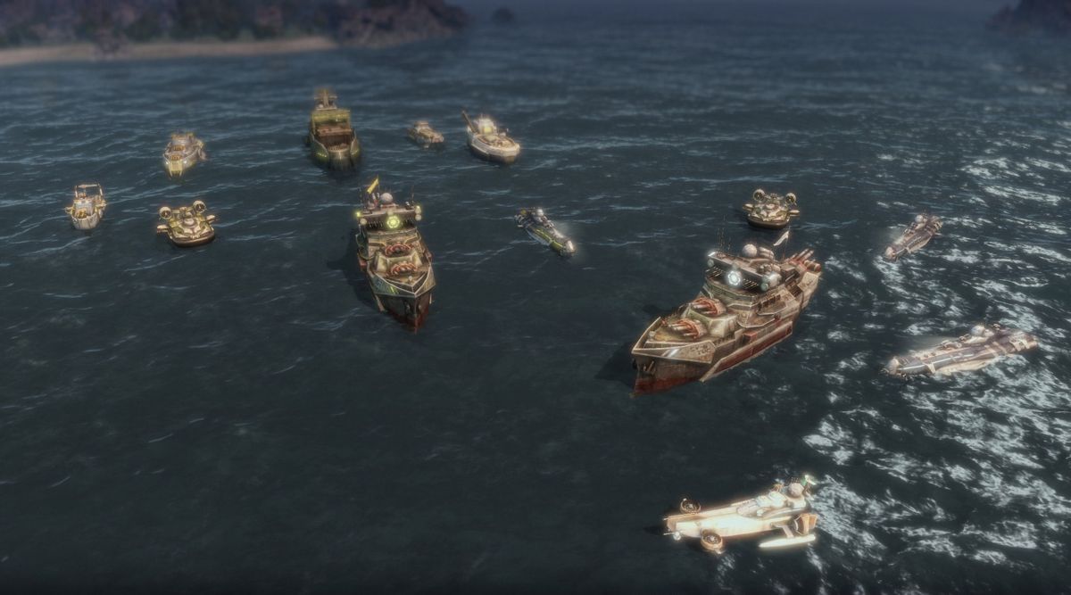 Anno 2070 Screenshot (ubisoft.com, official website of Ubisoft): A big fleet to roam the waters.