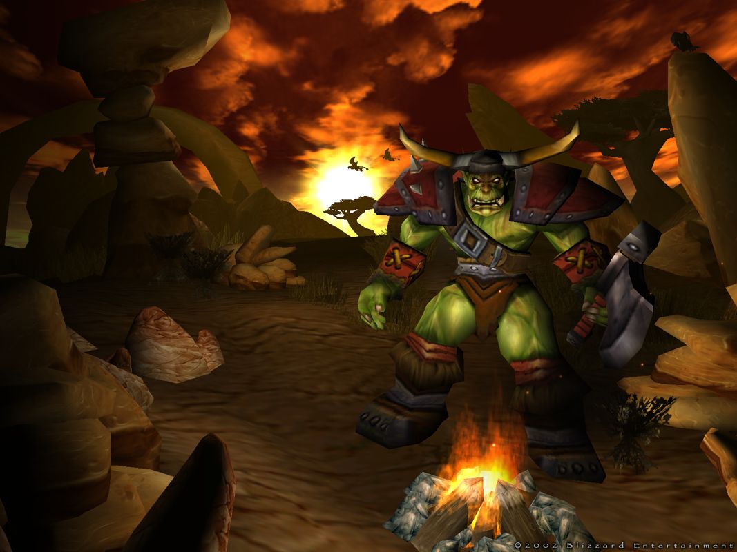 WarCraft III: Reign of Chaos Wallpaper (Blizzard Entertainment website, 2002): Orc Campaign