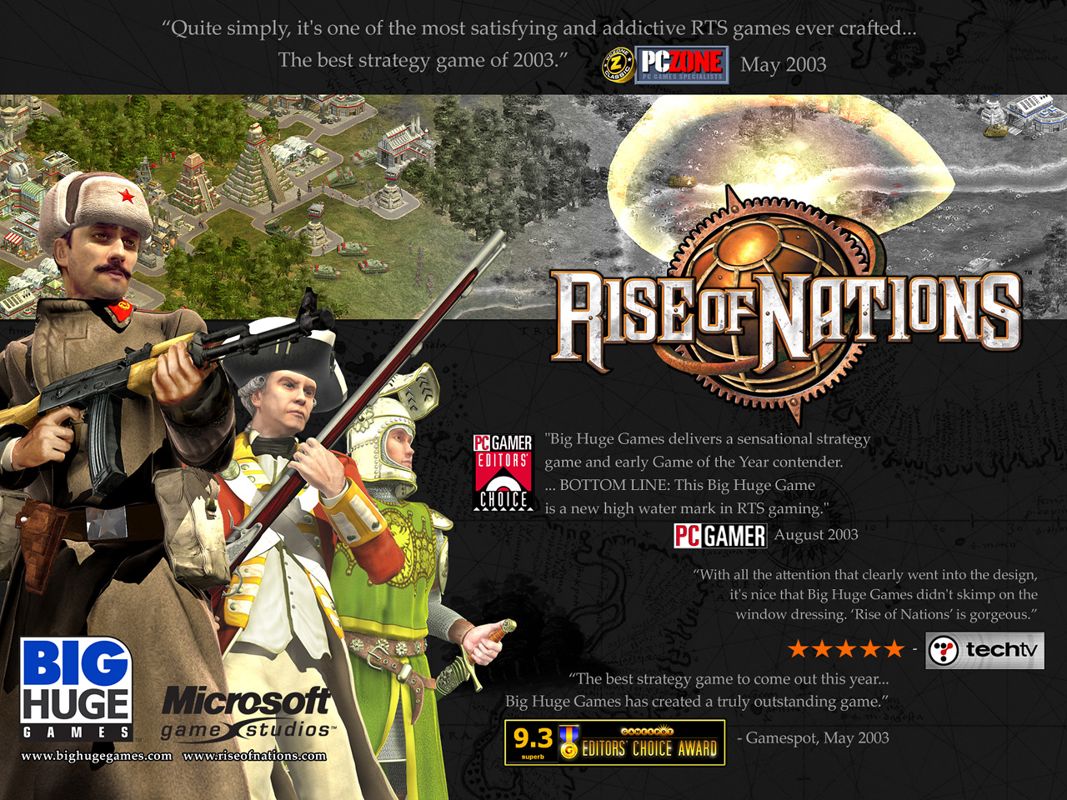 Rise of Nations Wallpaper (Big Huge Games website, 2003)