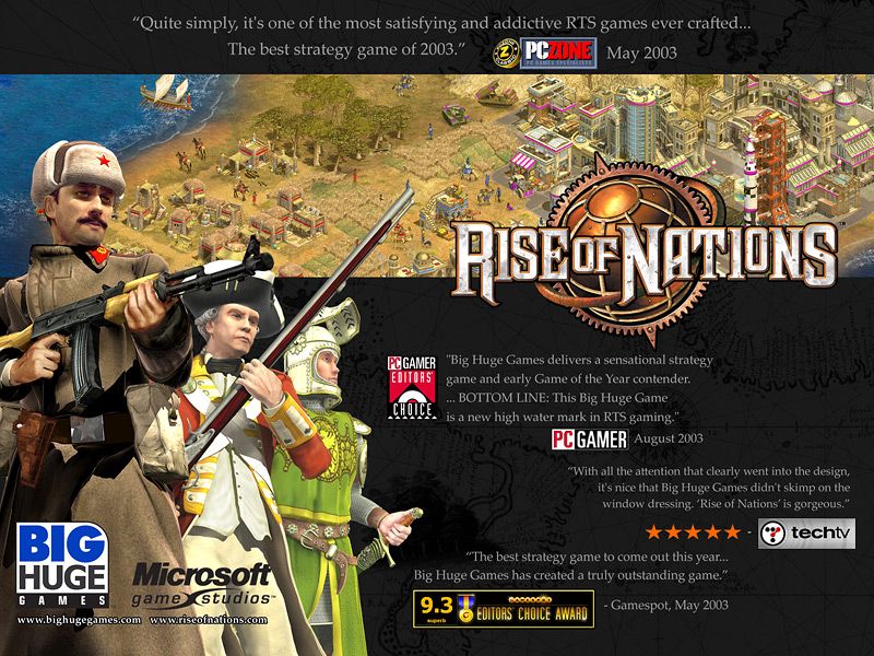 Rise of Nations Wallpaper (Big Huge Games website, 2003)