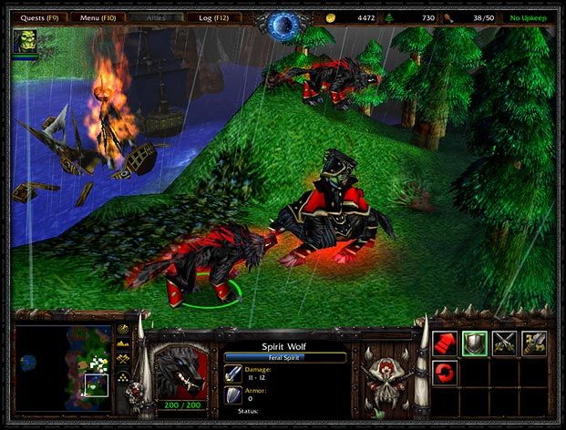 WarCraft III: Reign of Chaos (Demo Version) Screenshot (Blizzard Entertainment website, 2003)