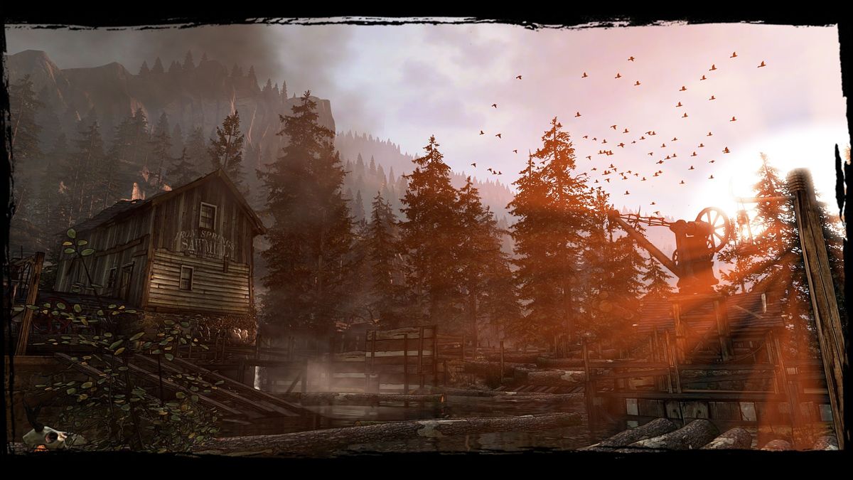 Call of Juarez: Gunslinger Screenshot (ubisoft.com, official website of Ubisoft): A sawmill.