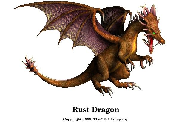 Heroes of Might and Magic III: Armageddon's Blade Render (Ubisoft Fall-Winter 1999 Press Kit): Rust Dragon