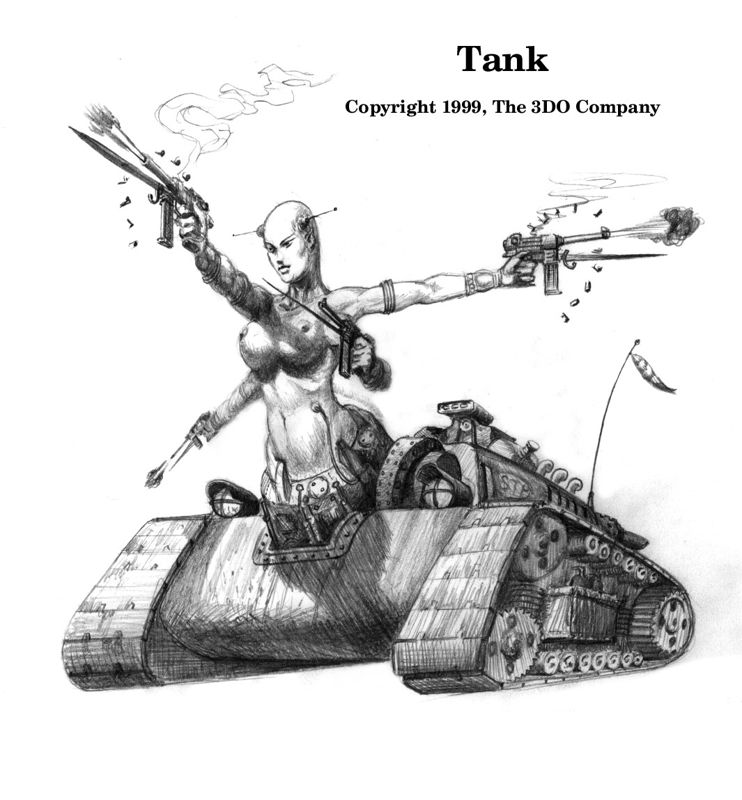 Heroes of Might and Magic III: Armageddon's Blade Concept Art (Ubisoft Fall-Winter 1999 Press Kit): Tank
