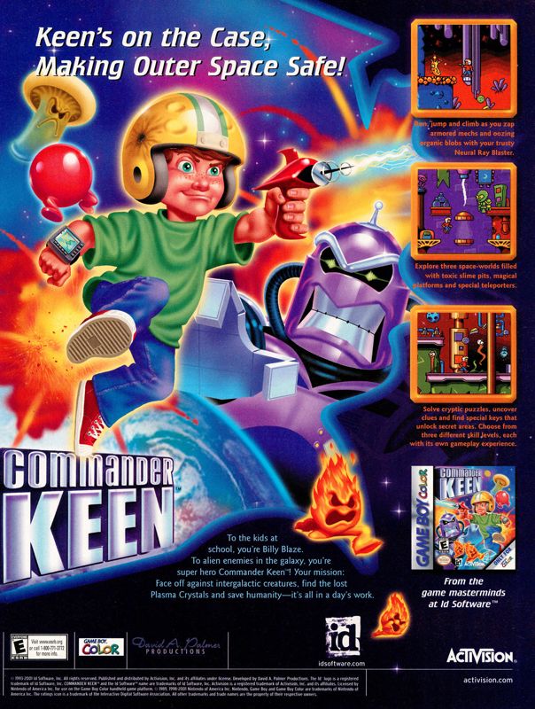 Commander Keen Magazine Advertisement (Magazine Advertisements): Nintendo Power #145 (June 2001), page 83