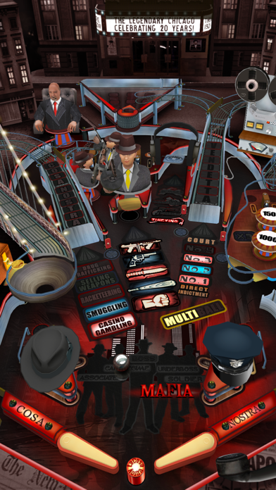 Mafia Pinball Screenshot (iTunes Store)