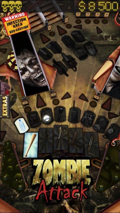 Zombie Attack Pinball HD: Monster Challenge Screenshot (iTunes Store)