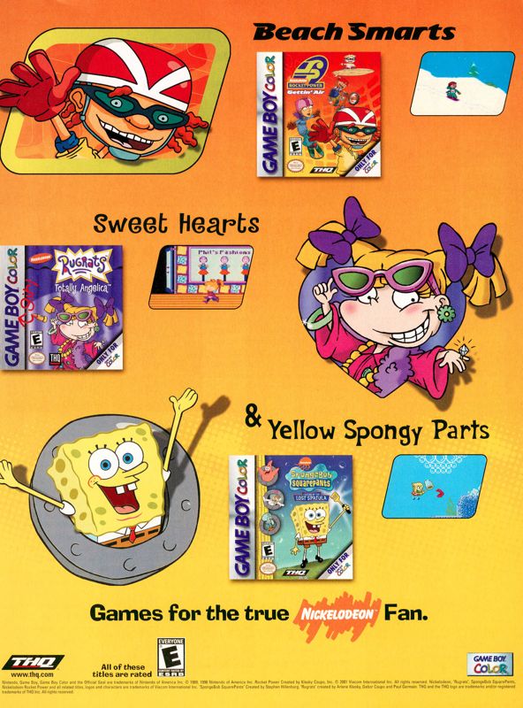 Rugrats: Totally Angelica Magazine Advertisement (Magazine Advertisements): Nintendo Power #144 (May 2001), page 13