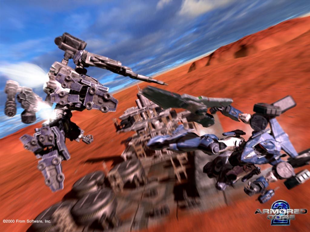 Screenshot of Armored Core 2 (PlayStation 2, 2000) - MobyGames