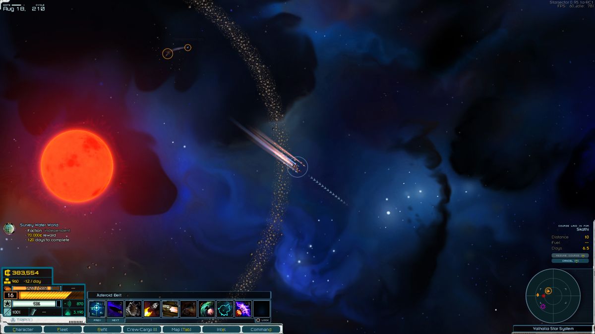 Starfarer Screenshot (Starsector official screenshots page)
