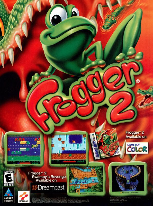 Frogger 2: Swampy's Revenge Magazine Advertisement (Magazine Advertisements): Nintendo Power #139 (December 2000), page 151
