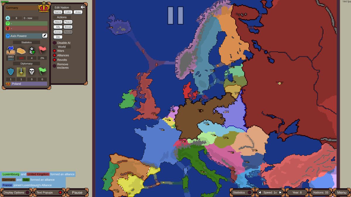 Ages of Conflict: World War Simulator Screenshot (Steam)