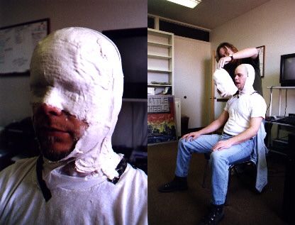Ultra Vortek Other (Ultra Vortek - Behind the Scenes - The Cast): Chris Hansen designed the Buzzsaw helmet around a plaster cast of Tymm Hunstman's head.