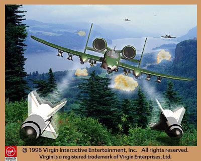 Command & Conquer: The Covert Operations Render (Virgin Interactive Entertainment website, 1997): A-10 Warthog