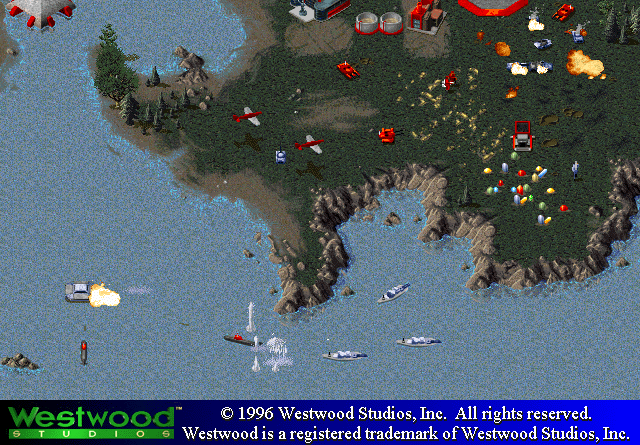 Command & Conquer: Red Alert Screenshot (Westwood Studios website, 1997)