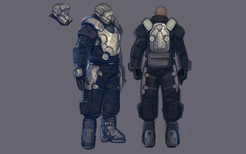Earthrise Concept Art (Official website concept art): Armor