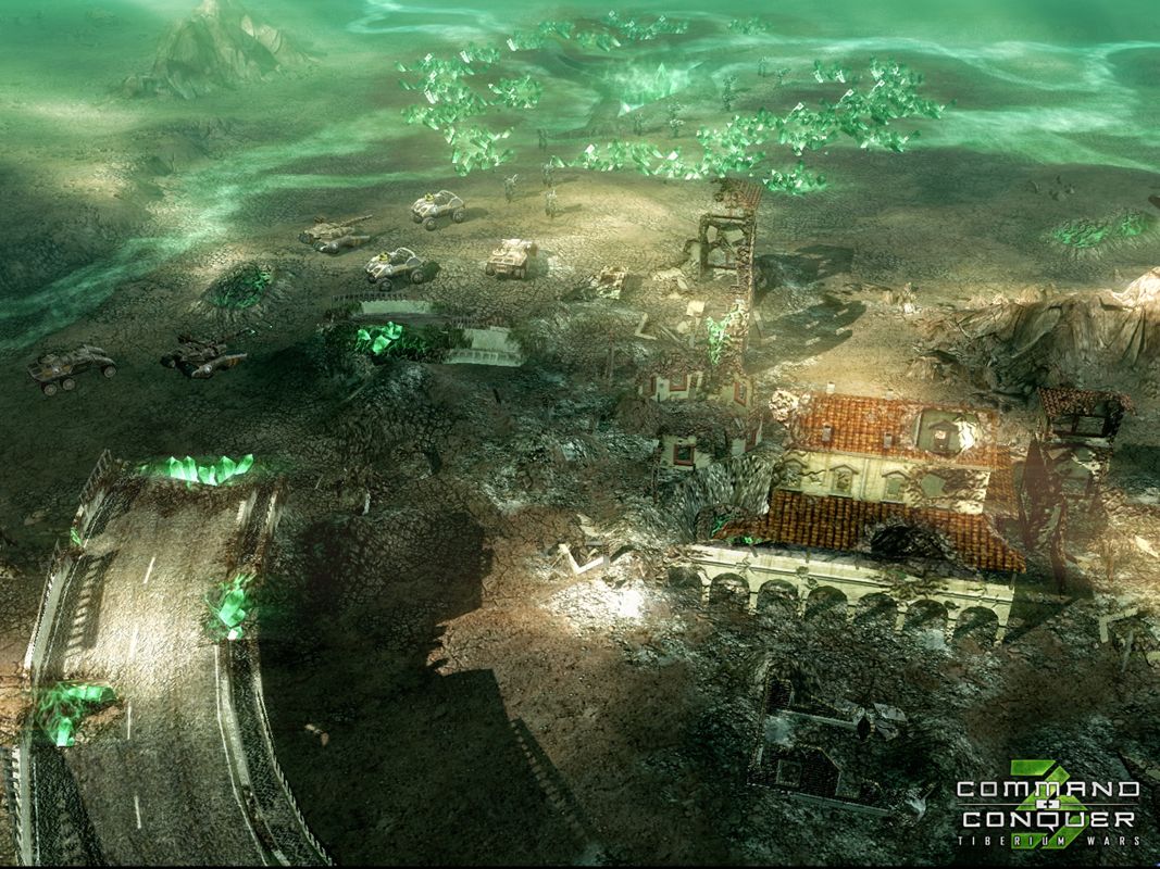 Command & Conquer 3: Tiberium Wars Screenshot (Electronic Arts UK Press Extranet, 2006-07-31): Red zone 1