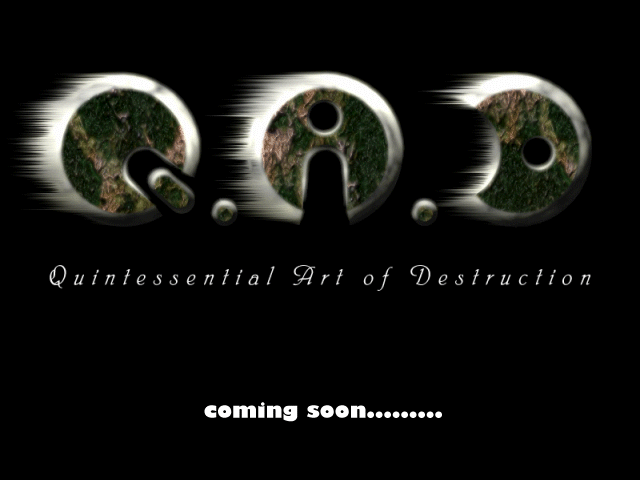 Q.A.D: Quintessential Art of Destruction Screenshot (SCORE Magazine CD 30, 06/1996)