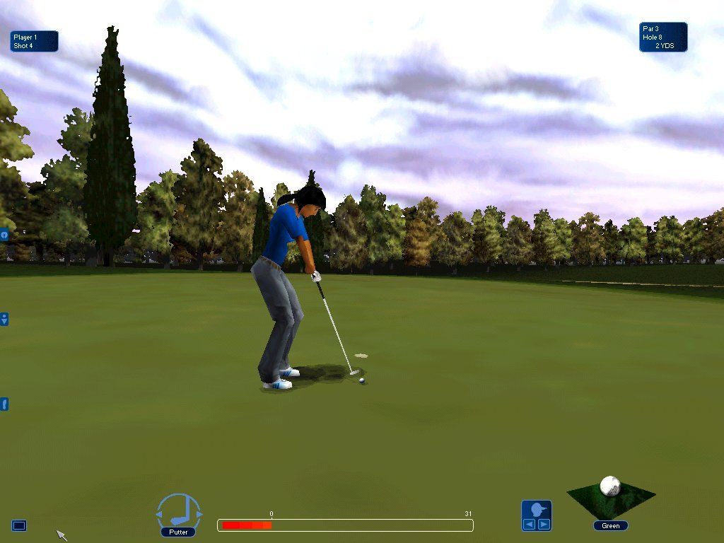 Ultimate Golf Simulation Screenshot (Ubisoft Fall-Winter 1999 Press Kit)