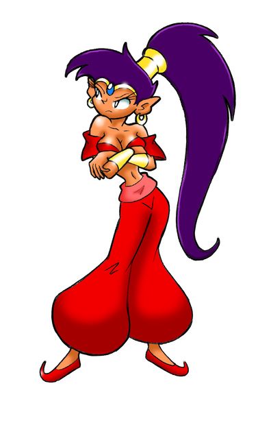 Shantae Render (Promo Art - WayForward.com): Shantae Disgust
