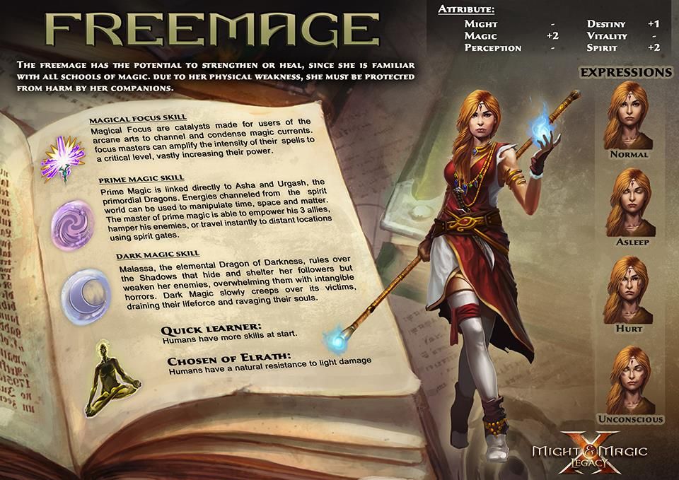 Might & Magic X: Legacy Other (Facebook (timeline photos)): Freemage #1