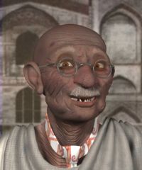 Sid Meier's Civilization III Avatar (Fansite kit: Images > Leaders): Gandhi