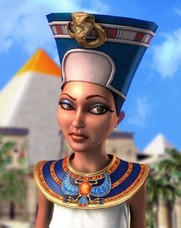Sid Meier's Civilization IV Render (Fansite kit: leaderheads): Hatshepsut