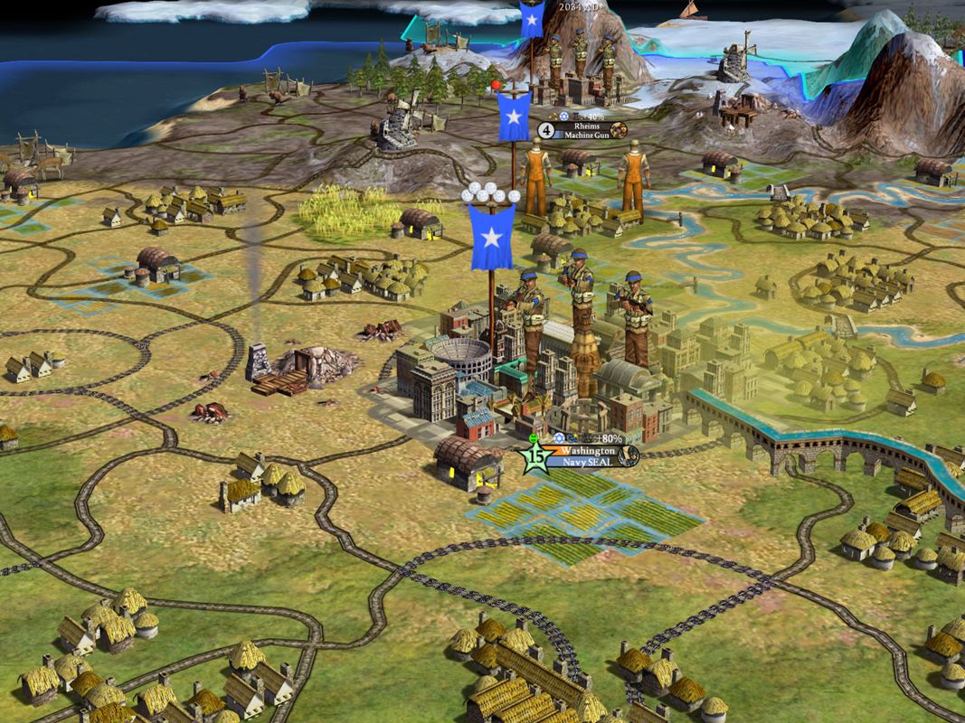 Sid Meier's Civilization IV Screenshot (Fansite kit: screenshots): Washington Defense