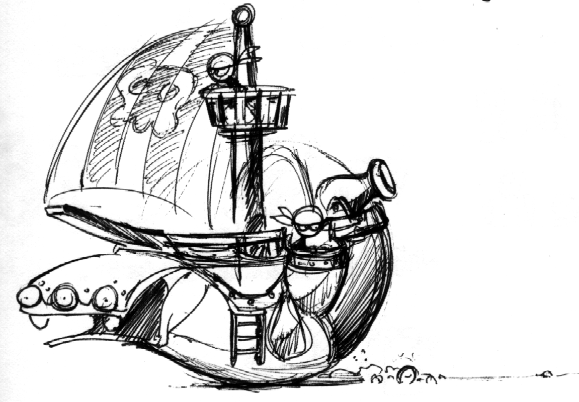 Shantae Concept Art (Concept Art - WayForward.com): Tinker Slug