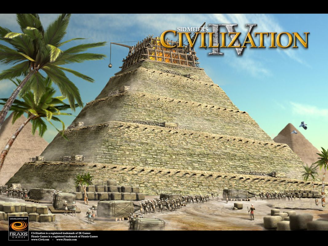 Sid Meier's Civilization IV Wallpaper (Fansite kit: wallpapers): Pyramid
