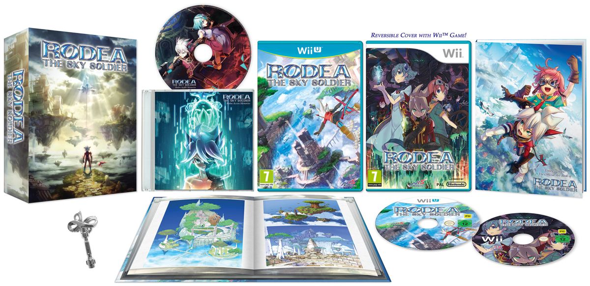 Rodea the Sky Soldier (Limited Edition) Concept Art (Rodea the Sky Soldier (Limited Edition) <a href="http://store.nisaeurope.com/products/rodea-the-sky-soldier-limited-edition-wii-u">Wii U version</a>, NIS America - Europe Online Store): Collector's Edition Contents
