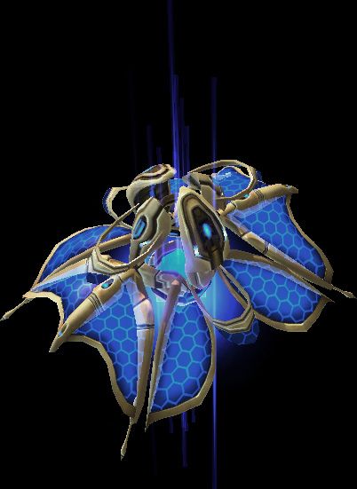 StarCraft II: Wings of Liberty Render (Blizzard > Fansite Kit (unit renders: protoss)): Phase Prism Phasing