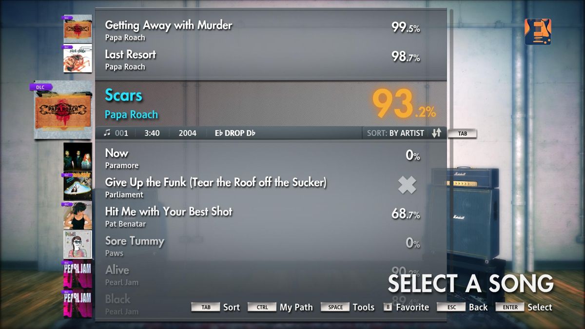 Rocksmith: All-new 2014 Edition - Papa Roach: Scars Screenshot (Steam)