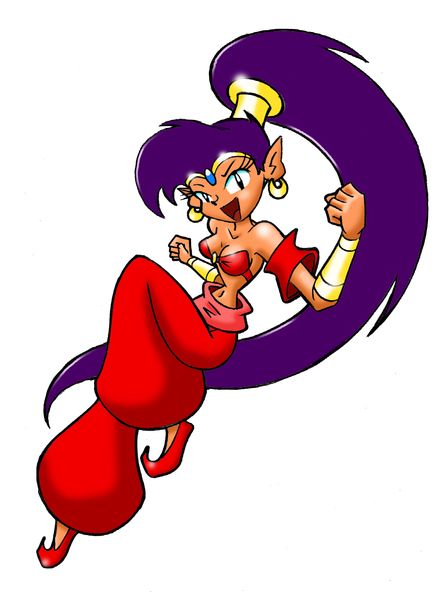 Shantae Render (Promo Art - WayForward.com): Shantae Dash