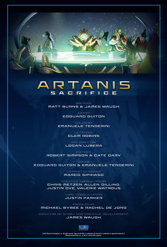 StarCraft II: Legacy of the Void Other (Battle.net > Blizzard Comics #1: Artanis Sacrifice)