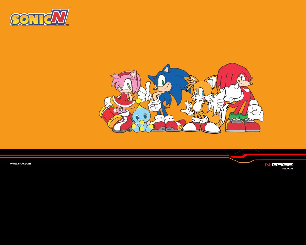 Sonic Advance Wallpaper (Official N-Gage website - wallpapers)