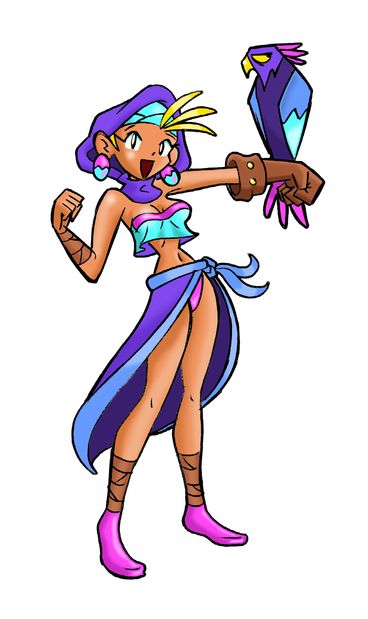 Shantae Render (Promo Art - WayForward.com): Sky Wrench