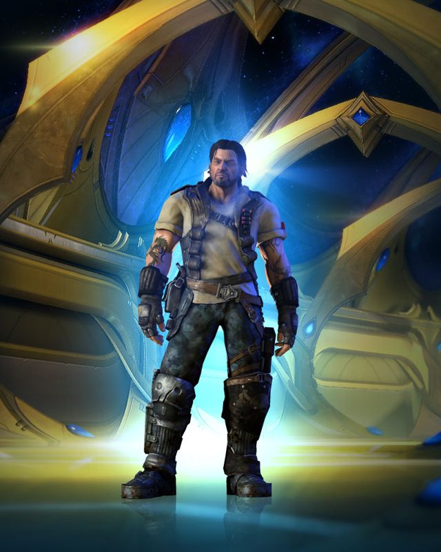 StarCraft II: Legacy of the Void Render (Blizzard Press Center > BlizzCon 2014 Legacy of the Void press kit): Raynor in: artwork > Legacy of the Void Character Art and Profiles