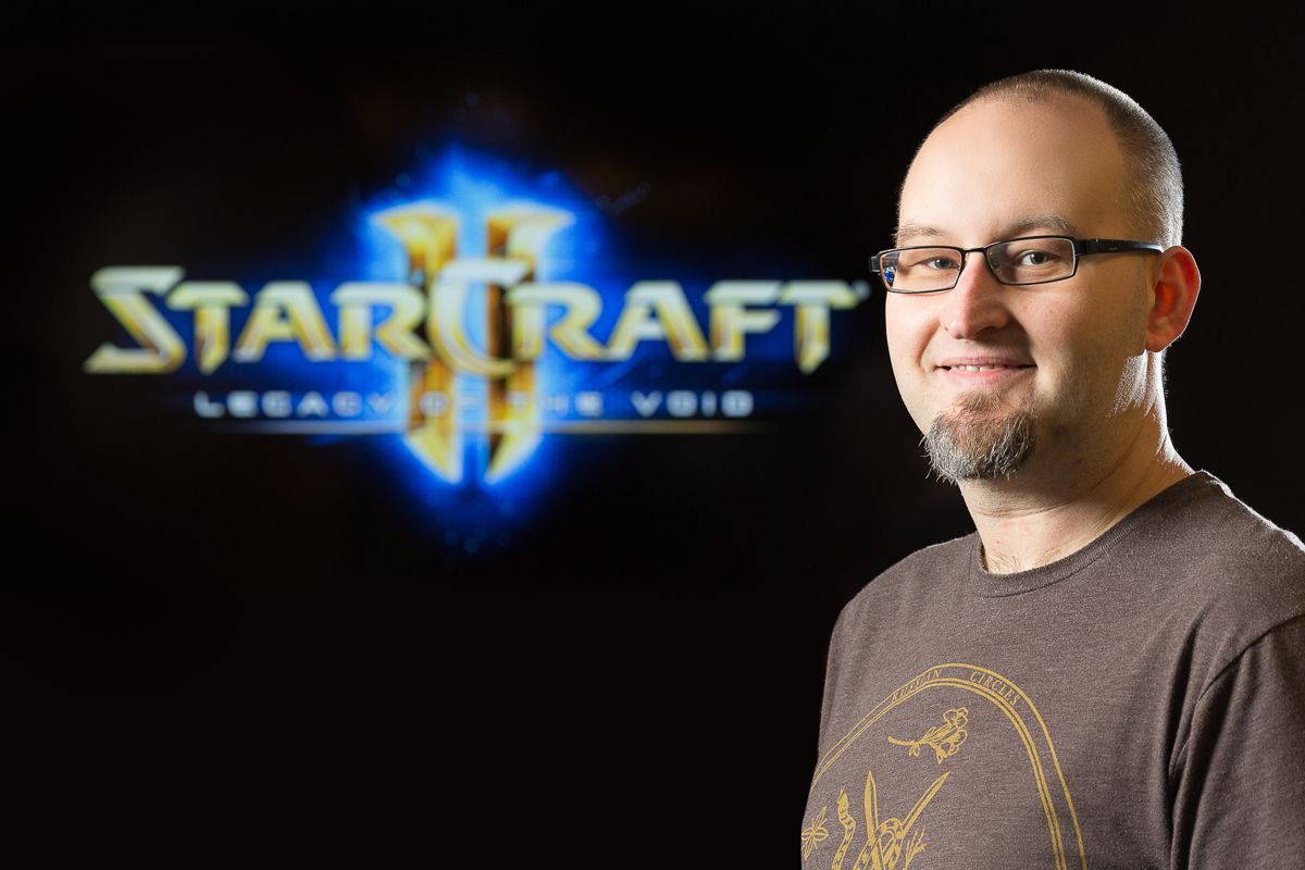 StarCraft II: Legacy of the Void Other (Blizzard Press Center > BlizzCon 2015 StarCraft II Legacy of the Void press kit): Jason Huck Headshot in: Developer photos.