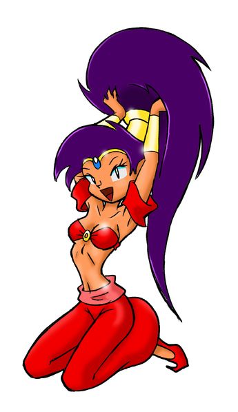 Shantae Render (Promo Art - WayForward.com): Shantae Pin